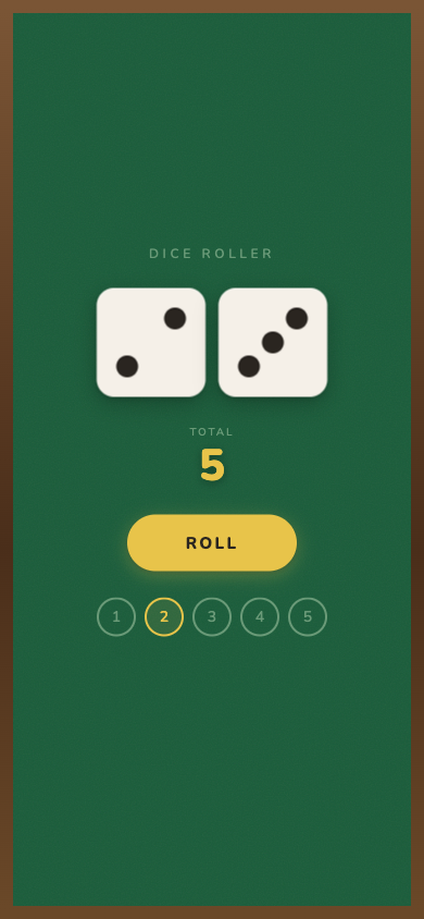 Dice Roller screenshot 1