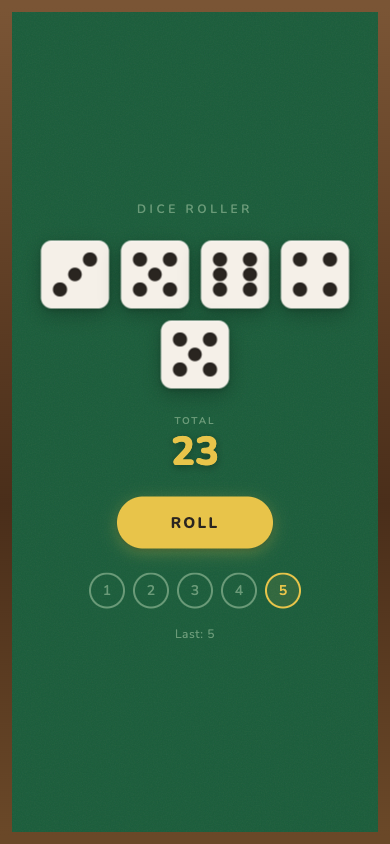 Dice Roller screenshot 2