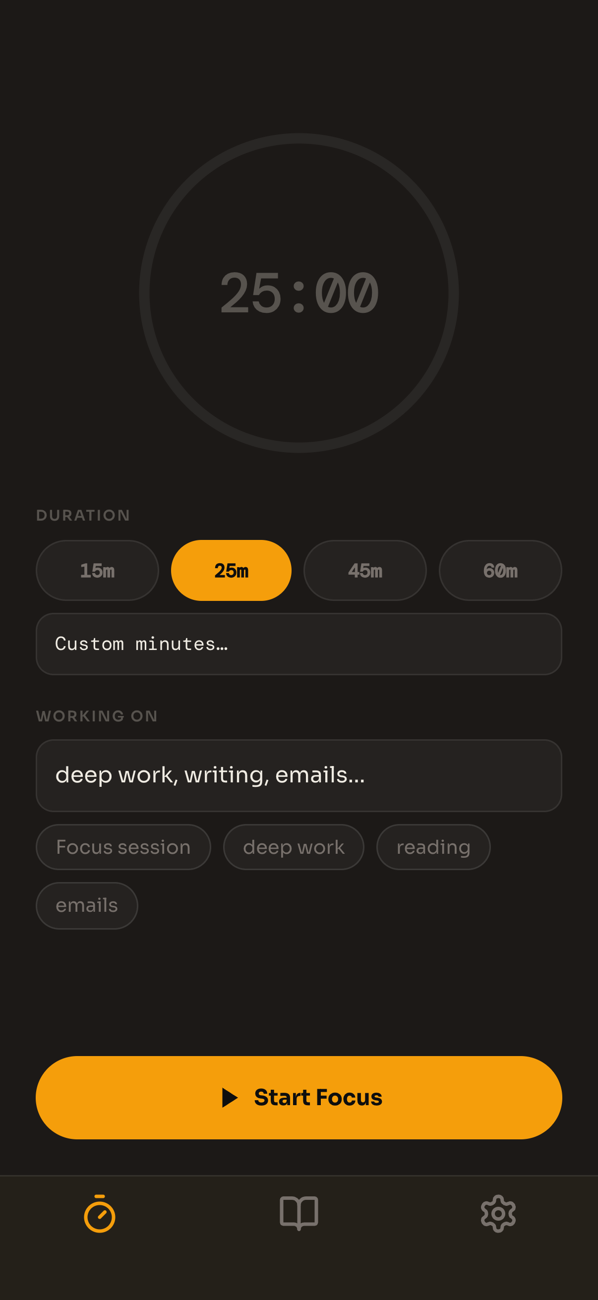 Focus Timer screenshot 1