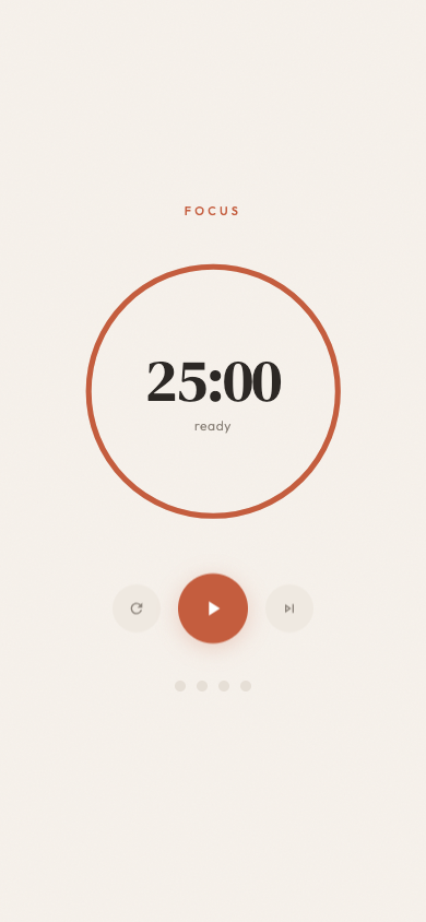 Pomodoro Timer screenshot 1